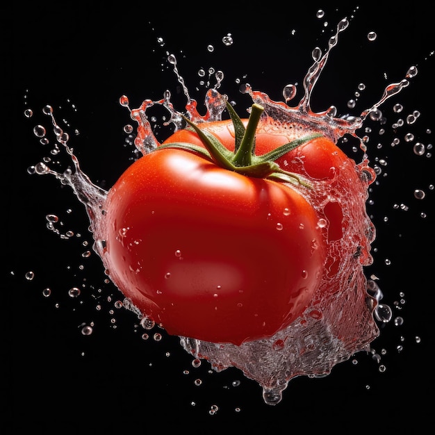 Ein Foto einer Tomate