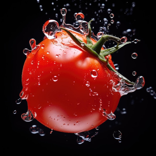 Ein Foto einer Tomate