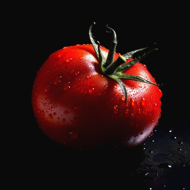 Ein Foto einer Tomate