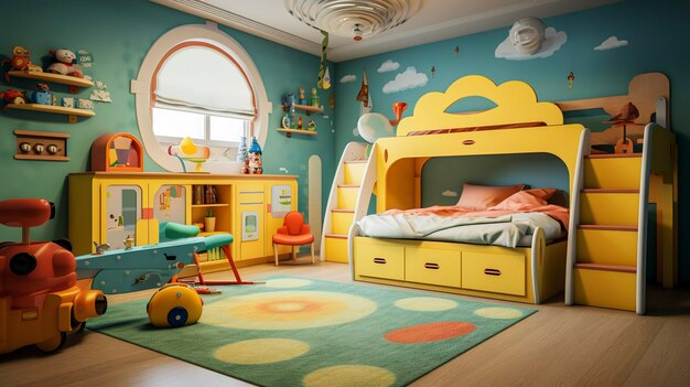 Ein Foto eines Kinderzimmer-Sets