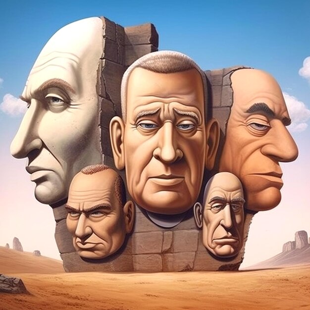 ein Foto vom Mount Rushmore