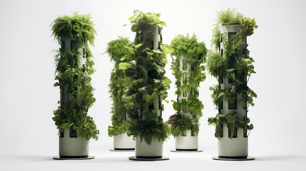 Ein Foto von Aeroponic Tower Gardens