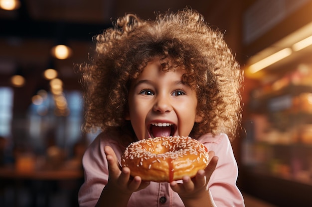 ein Foto von Donut-Donuts, Donut-Donuts, schickem Dessert