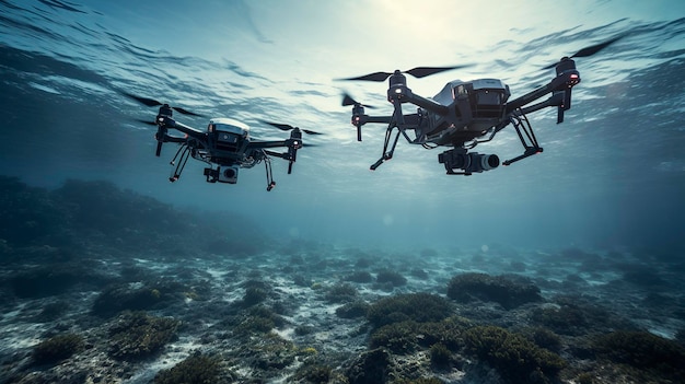 Ein Foto von Drohnen zum Schutz der Meere