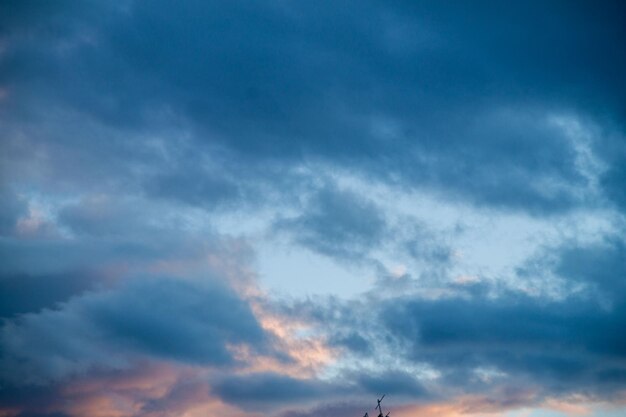 Ein Foto von einem bewölkten Himmel Sky Hintergrund natürlichen Wolken