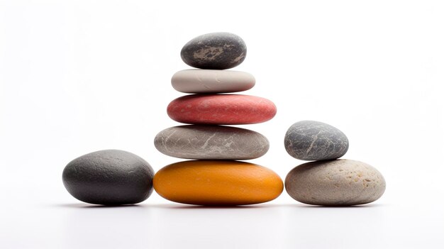 Foto ein foto von hot stone therapy supplies