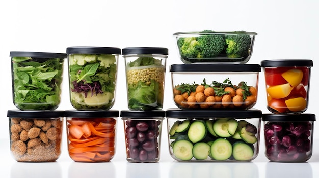 Foto ein foto von meal prep containers