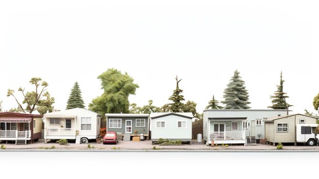 Foto ein foto von mobile home park