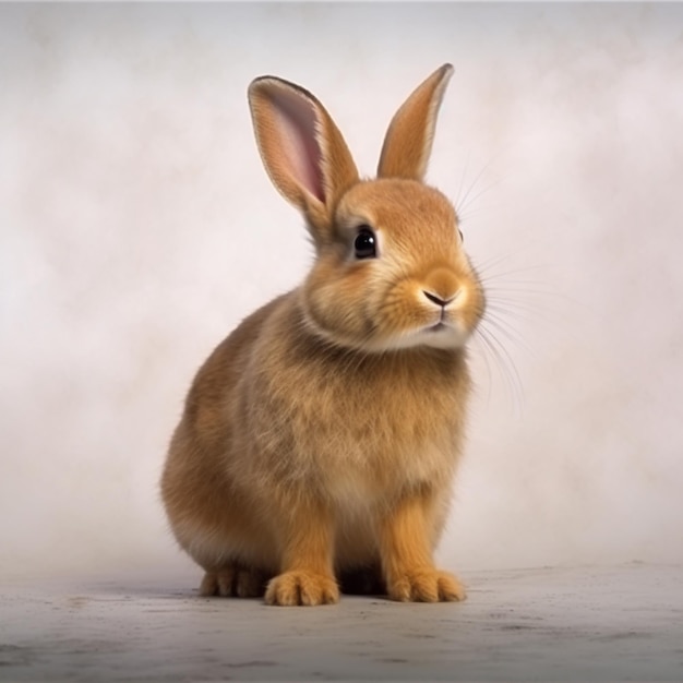 ein Foto von niedlichen und bezaubernden Kaninchen und Hasen