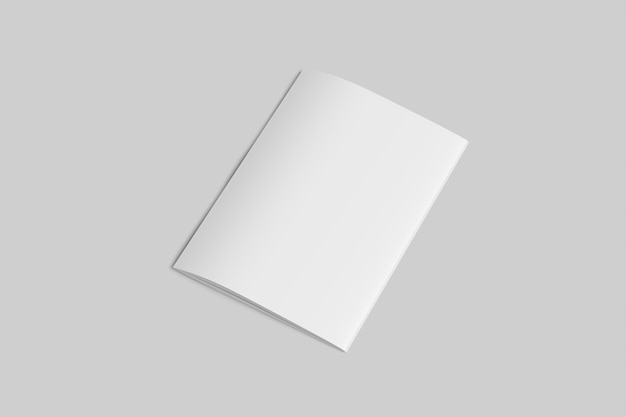ein gefaltetes Stück Papier mit einem weißen Blatt, auf dem blank quot steht