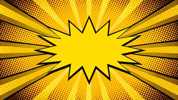 ein gelber Stern mit gelbem Hintergrund