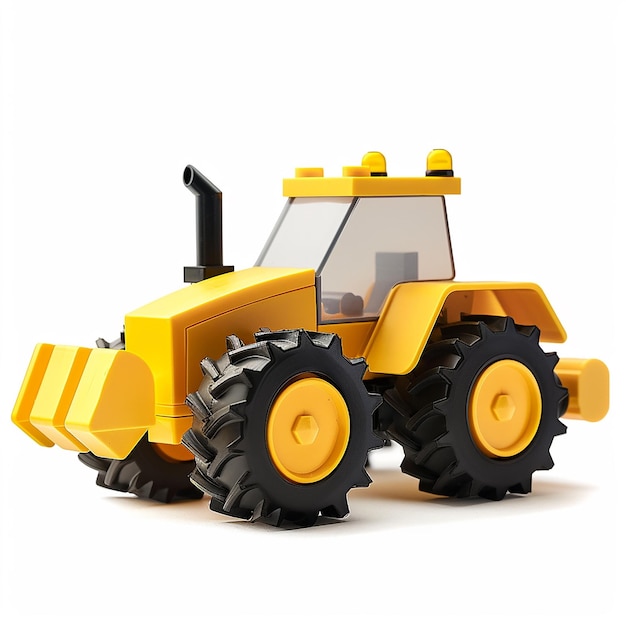 ein gelber Traktor, hergestellt von einem gelben Traktor