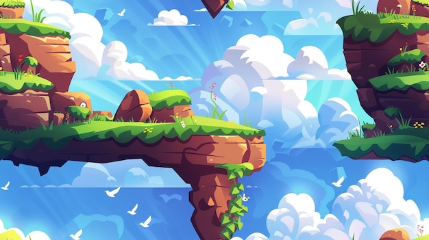 ein Gemälde einer Brücke mit einem im Himmel fliegenden Drachen