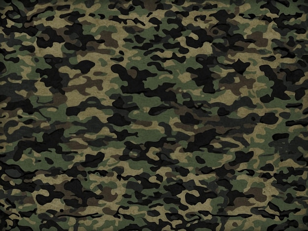 ein Gemälde einer Tarnung mit den Wörtern Camo darauf