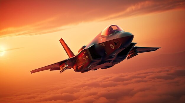 Ein generatives Modell der United States Air Force F35 Lightning II