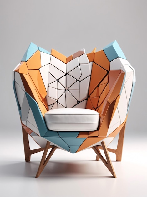 Ein geometrischer Sessel