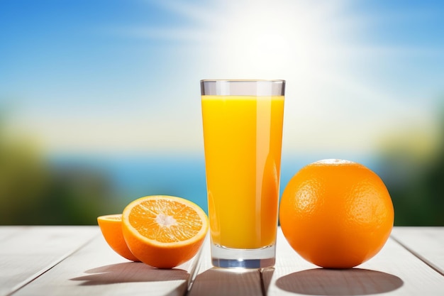 Ein Glas Orangensaft