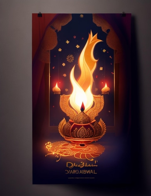 ein glückliches Diwali-Bild