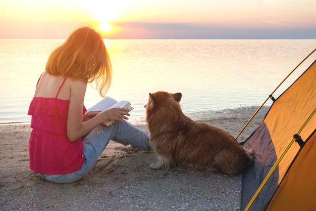 Foto ein glückliches wochenende am meer