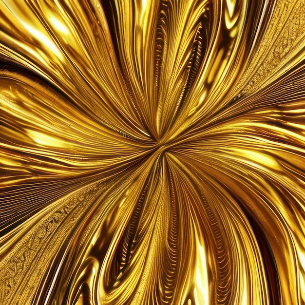 Ein Gold und ein schwarzer Hintergrund mit einem Wirblen Muster.