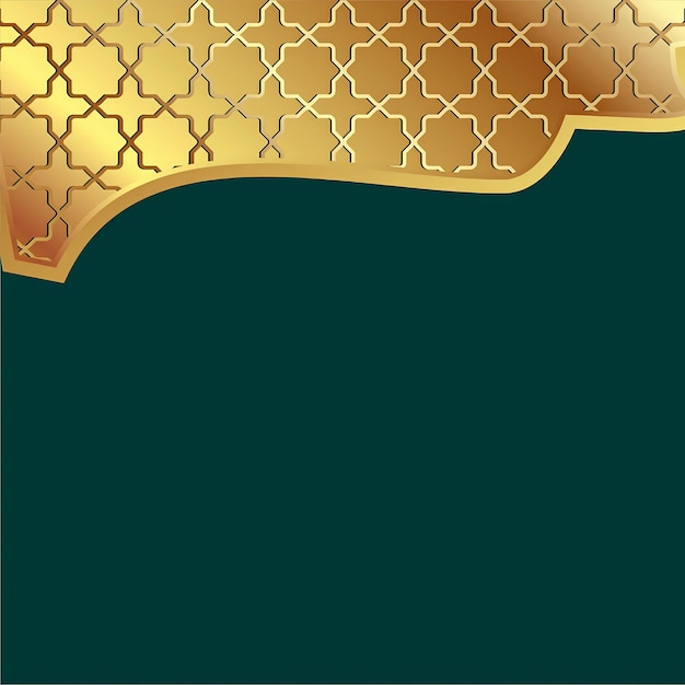 ein goldener und grüner Hintergrund mit einem goldenen Rand