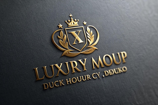 ein Goldkronen-Logo für einen Schwanenbecher