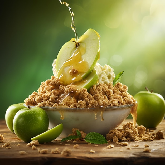 ein Granny Smith Apfel