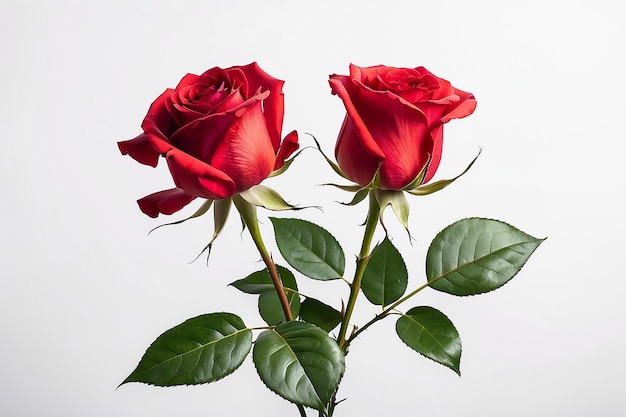 Ein großer Bündel roter Rosen