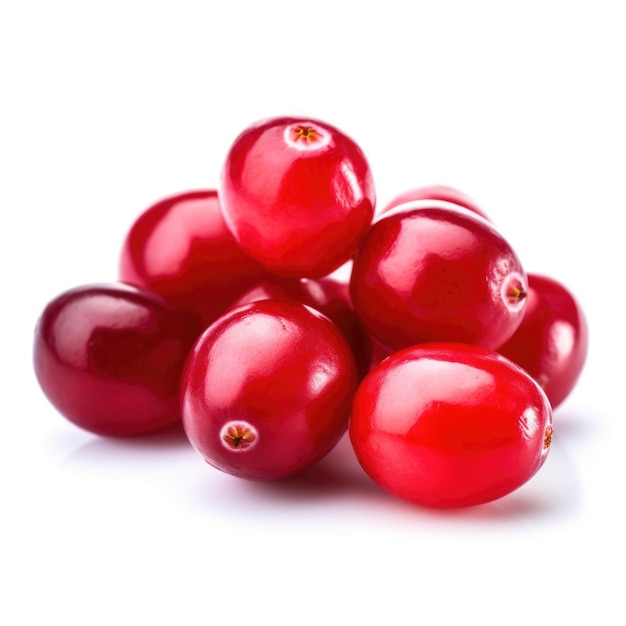 Ein Haufen Cranberries sitzt übereinander