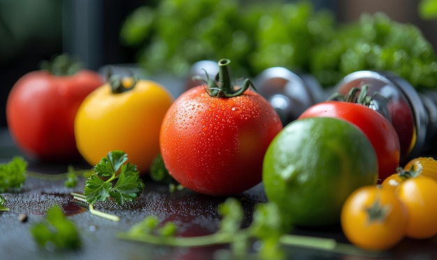 Ein Haufen Tomaten