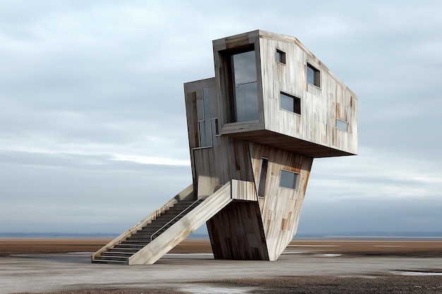 Ein Haus in Form eines Hauses Generative Ai