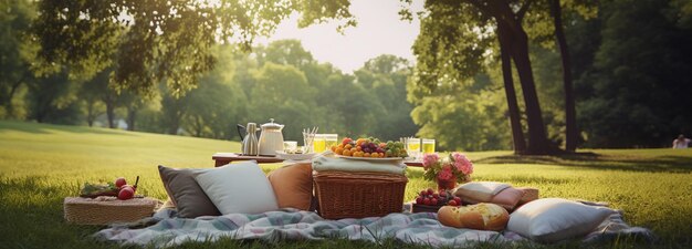 Ein herrliches Picknick im Park mit Ihrem Kind