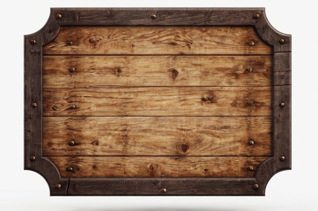 ein Holzbrett mit einem Holzrahmen, auf dem ein Zitat steht