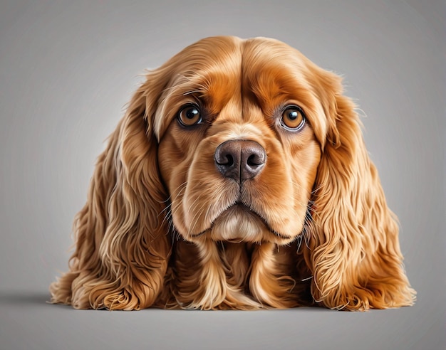 ein Hund mit einem traurigen Gesichtsausdruck