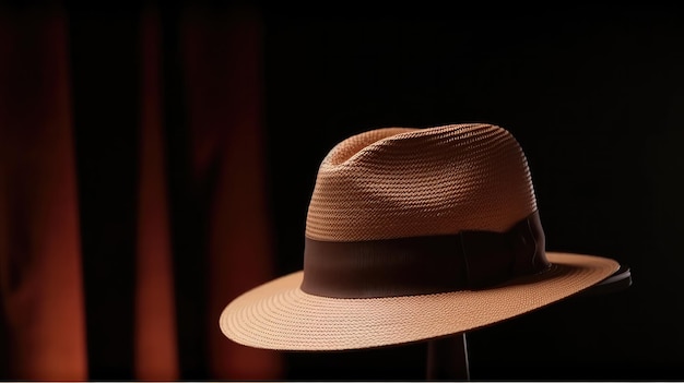 Ein Hut, auf dem „Hut“ steht