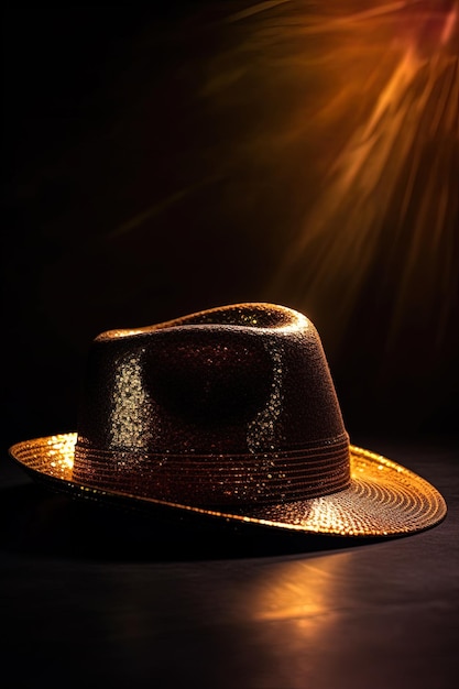 Ein Hut mit dem Wort Cowboy darauf