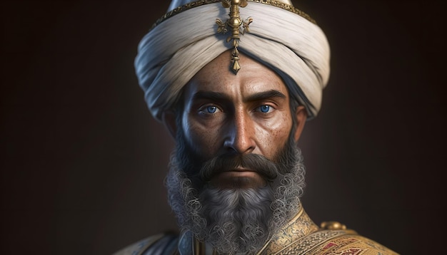 ein imaginäres Bild der Sultane und Fürsten der herrschenden Umayyad-Dynastie