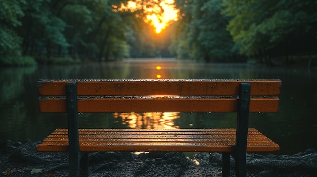 Ein intimer Sitzplatz neben dem Teich