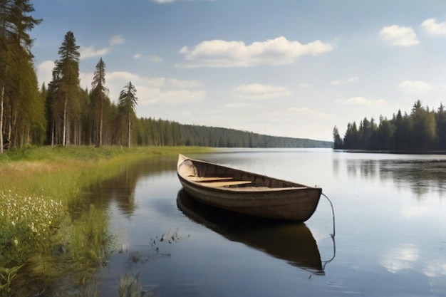 Ein Jerny mit dem Boot