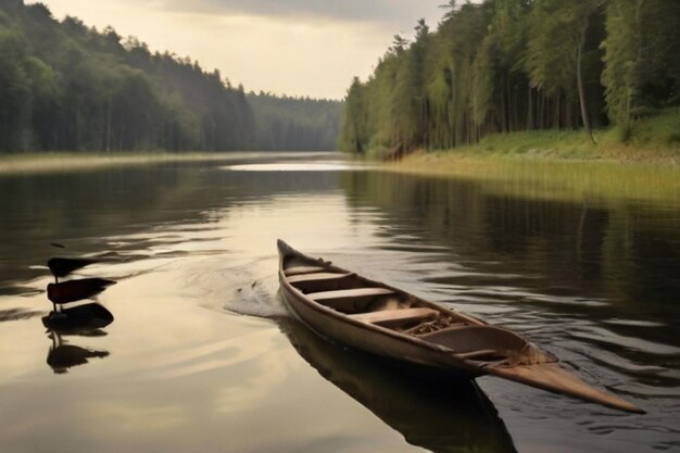 Ein Jerny mit dem Boot