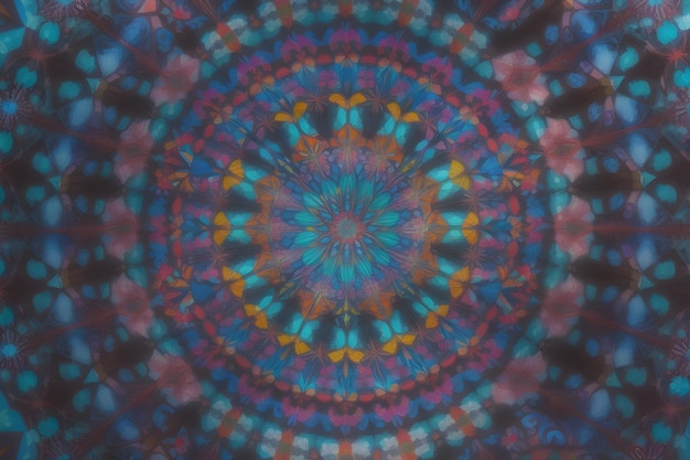 Ein Kaleidoskop vielfältiger und faszinierender Farben, einzigartig für das von Ai generierte Bild