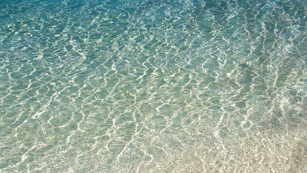 Ein klarer Sandstrand