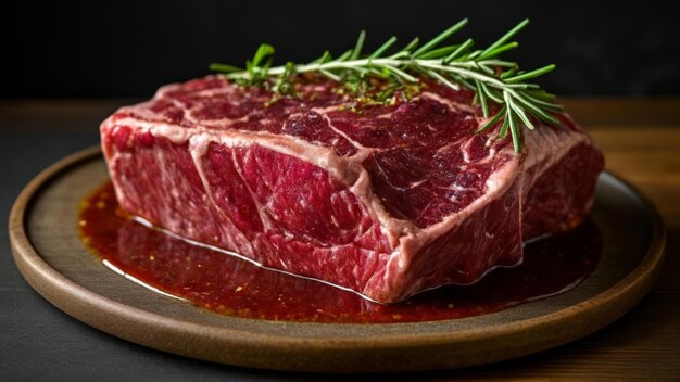 Ein köstlich gekochtes Steak, das man genießen kann