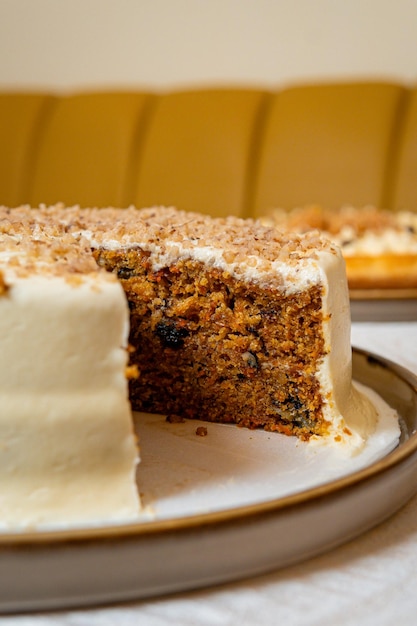 Ein köstlicher Karottenkuchen
