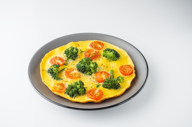 Ein köstliches Brokkoli-Omelett für eine gesunde Mahlzeit