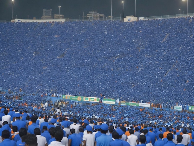 Ein komplettes MA-Chidambaram-Stadion in Chennai