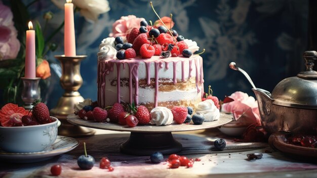 ein Kuchen mit der Aufschrift „Gluten“.