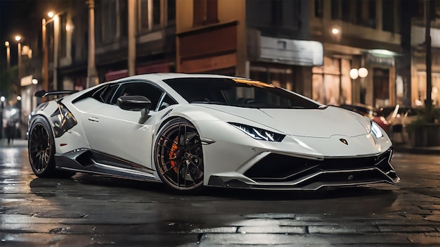 Foto ein lamborghini aventador