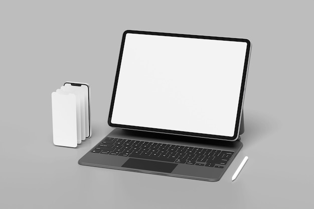 ein Laptop mit einer weißen Schachtel daneben, auf der Macbook Pro steht