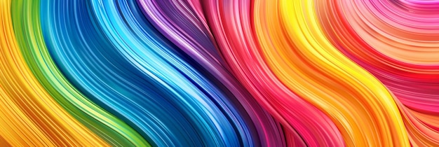 Ein lebendiger abstrakter Hintergrund mit wirbelnden Farben in Schattierungen von Gelb, Grün, Blau, Lila und Rot